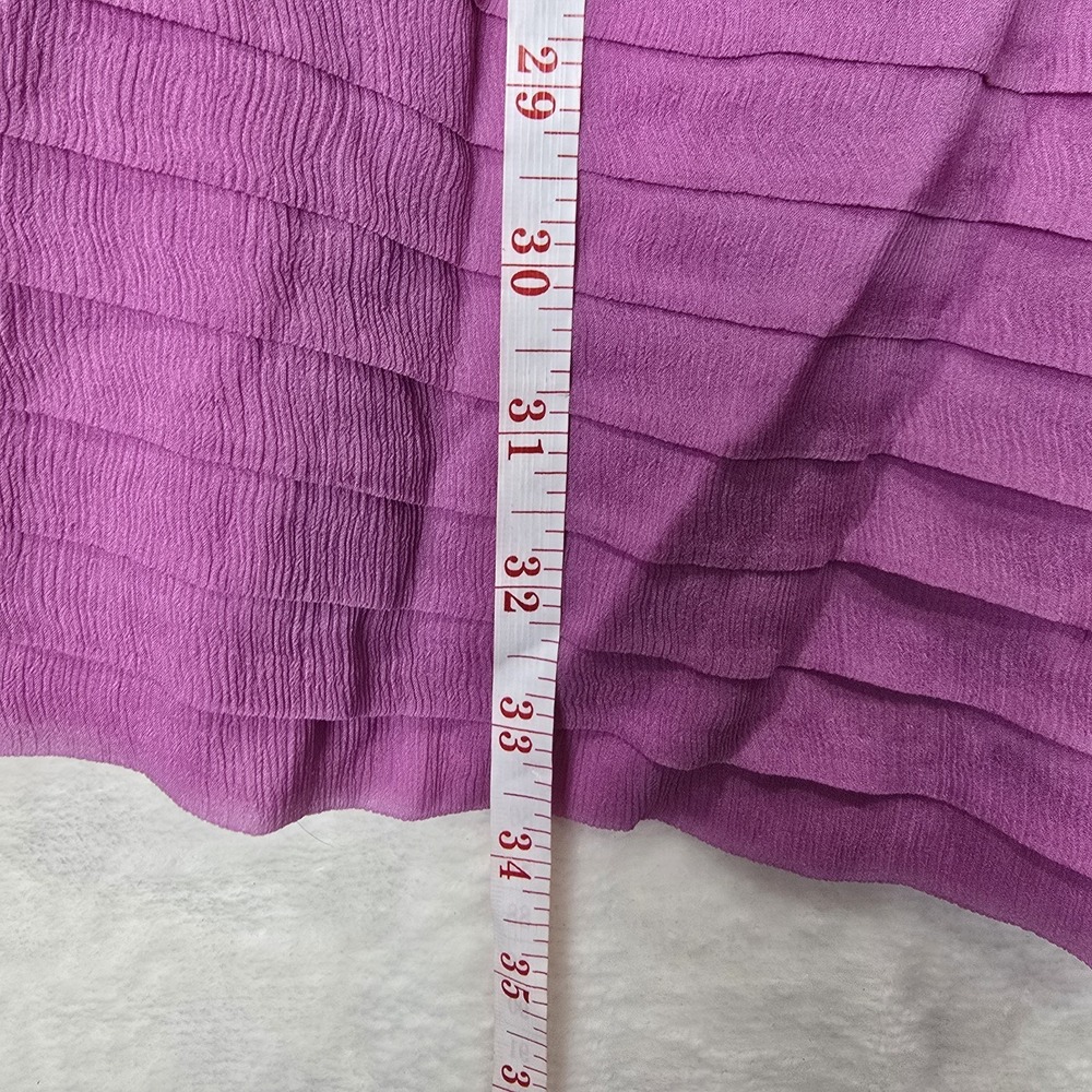 J. CREW Taryn SILK Chiffon Dress Strapless Holiday Party Cocktail Size 6 - Picture 9 of 9